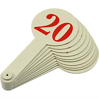 Віяло цифр від 1 до 20 набір Підготовка до школи Віяла з цифрами для школи