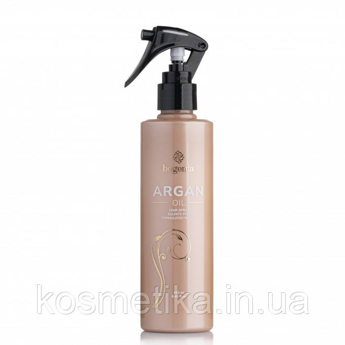 Спрей для волосся Argan Oil Hair Spray Bogenia (250мл)