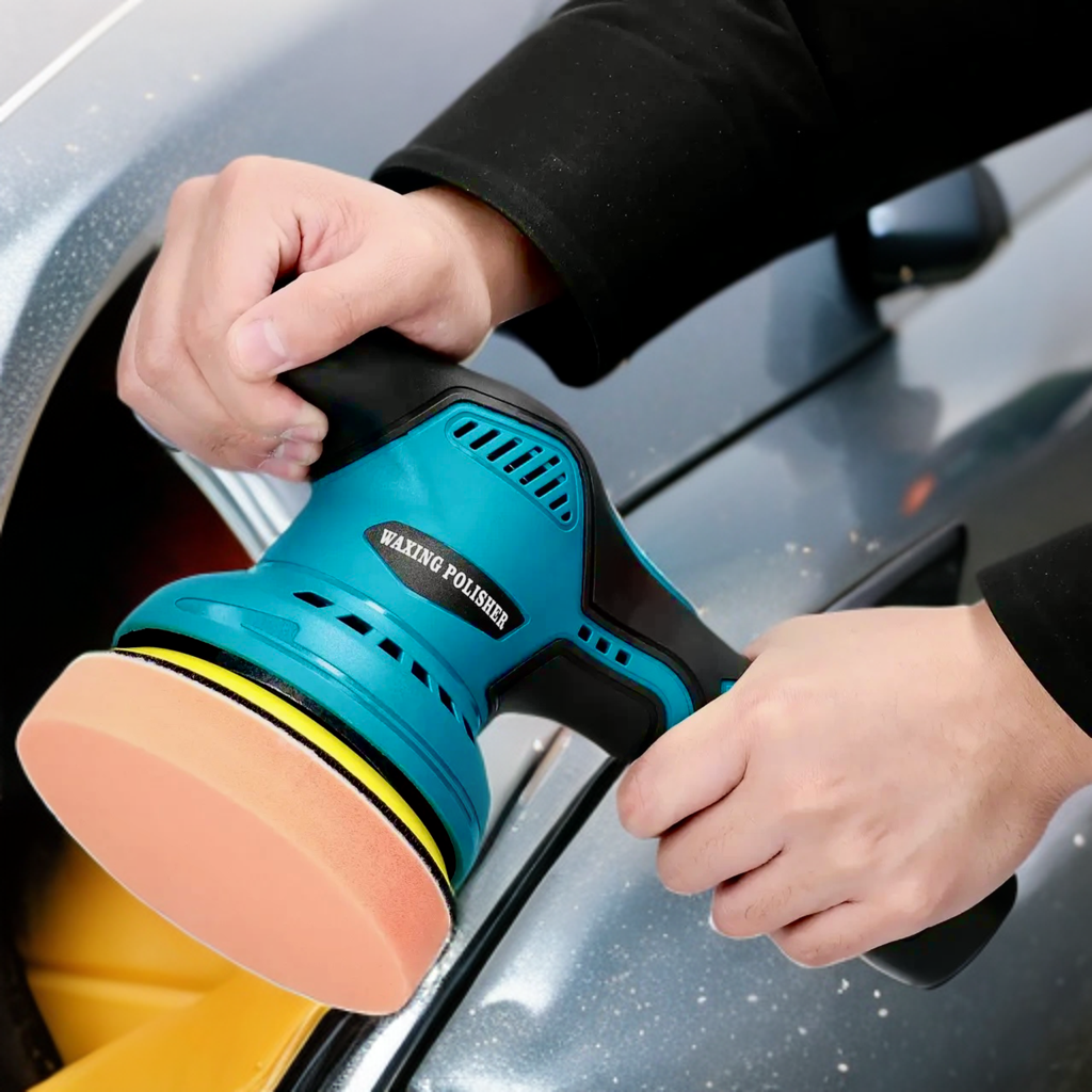Акумуляторна полірувальна машинка Waxing Polisher YK49 полірувальна шліфувальна машина з насадками
