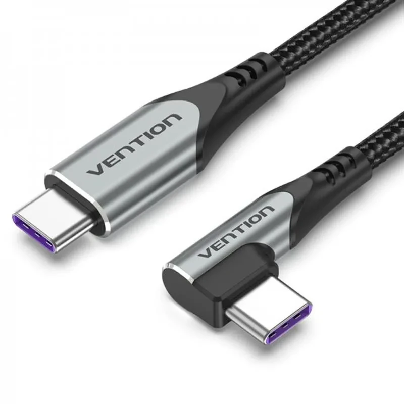 Дата-кабель Vention TAKHH Type-C (тато) - Type-C (тато), 2m Gray