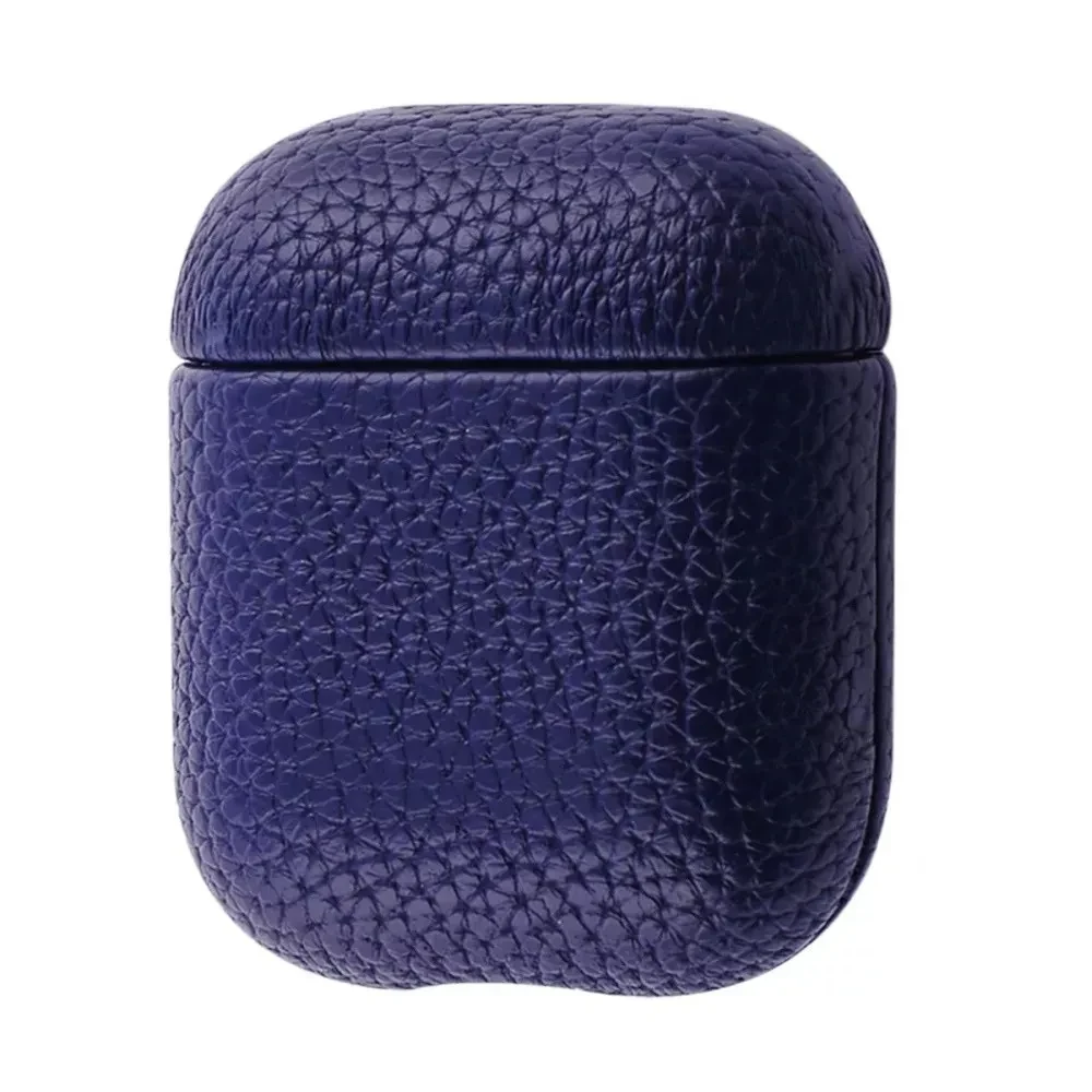 Чохол для навушників Infinity Leather Case AirPods 1/2 Midnight Blue