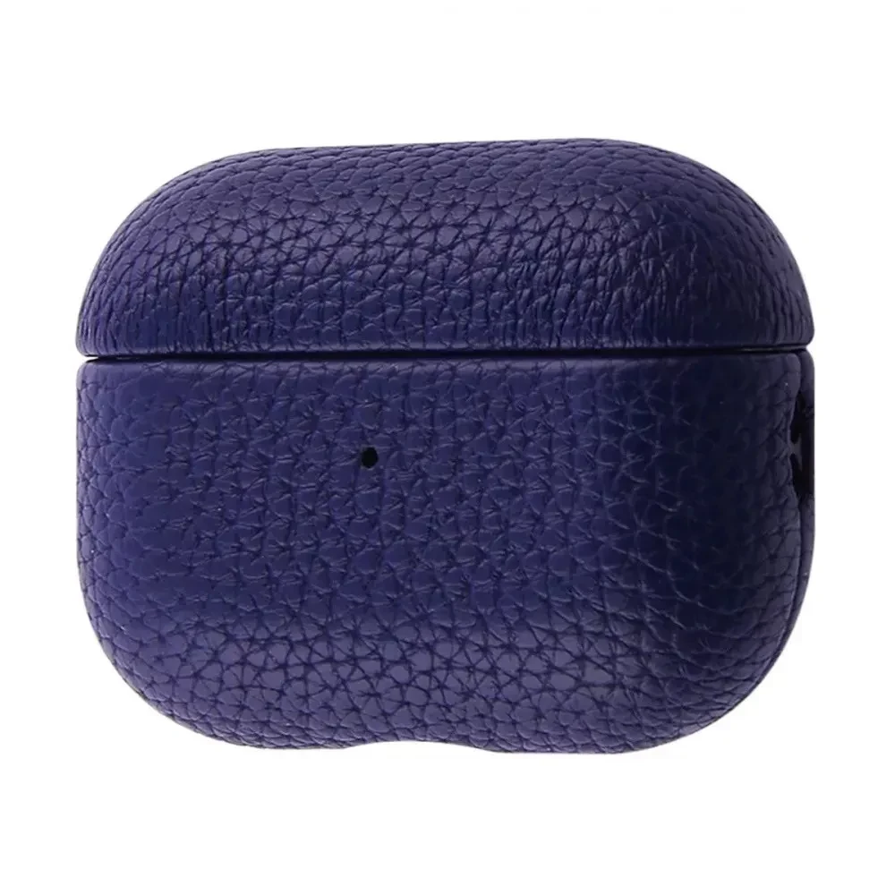 Чохол для навушників Infinity Leather Case AirPods Pro Midnight Blue