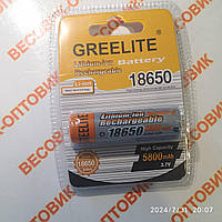 Акумулятор (АКБ) Greelite 18650 5800 мА·год 3.7В Li-Ion