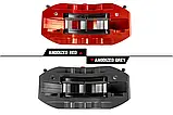 Гальмівний комплект шестипоршневий 395x34 mm DINAN — 2012-2021 BMW 2/3/4-SERIES сірий/червоний, фото 4