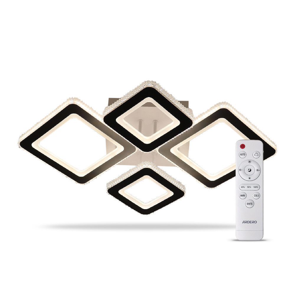 Світлодіодний світильник Ardero AL6164ARD 88W VIVID квадрат, фото 1