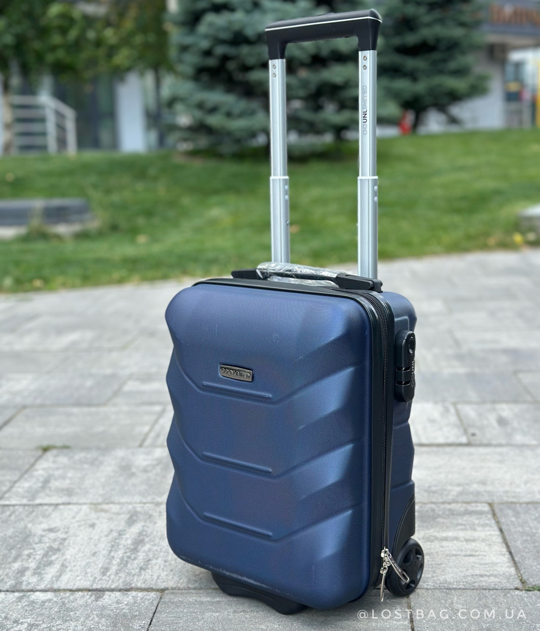 Валіза Unlimited 147 Lowcost XS Синій