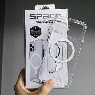 Прозорий чохол Space з MagSafe для iPhone 15 Pro із полікарбонату