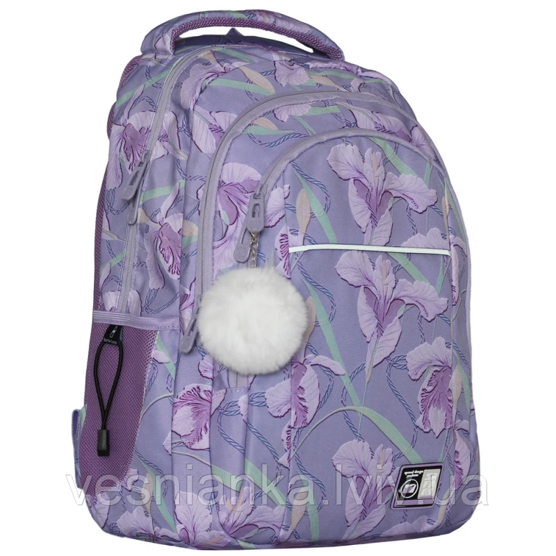 Рюкзак шкільний для дівчат, ортопедична спинка 2 відділення, кишеня для ноутбука 24-181L-3 Safari, фото 1