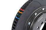 Гальмівний комплект задній чотирипоршневий 370x32mm DINAN — 2015-2021 BMW M2/M3/M4 сірий/червоний, фото 10