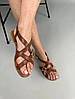 Босоніжки жіночі ShoesBand Коричневий натуральна шкіра 42 (26,5 см) (S39131-1), фото 4