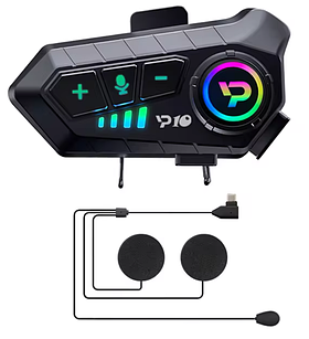 Bluetooth 5.3 мотогарнітура для шолома QINLIFE Y10 (Soft)