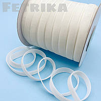 Стрічка оксамитова 1 см, молочна