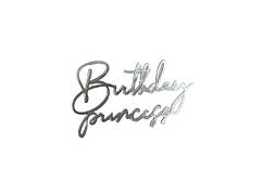 Топер Birthday Princess срібло