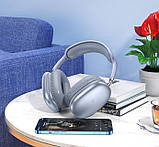 Бездротові навушники Hoco W35 Air Triumph Blue, фото 3