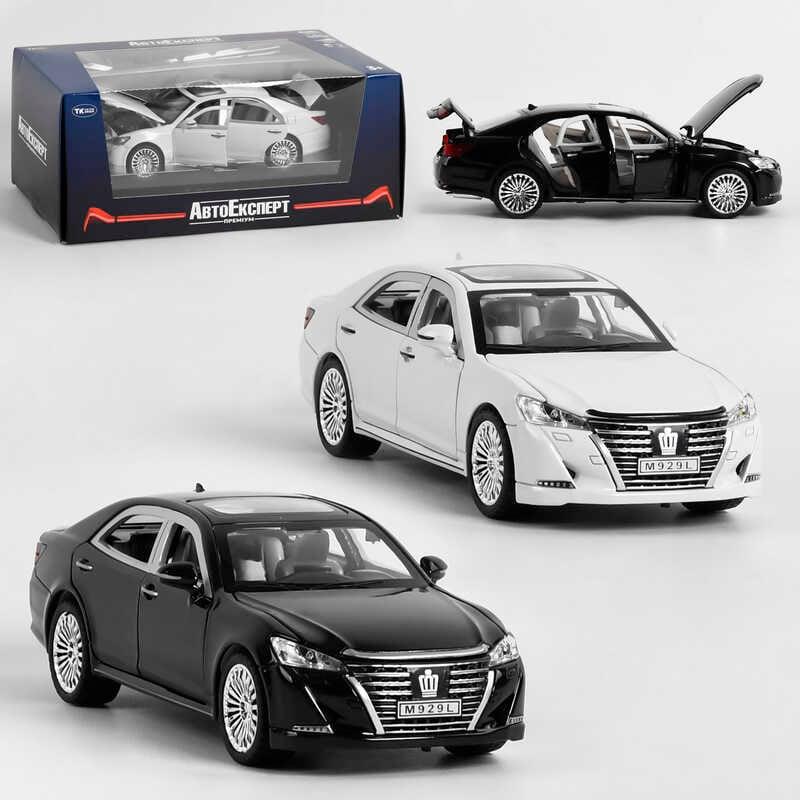 Машина EL 5507 (36) Auto Expert 2 кольори, металопластик, 1:24, інерція, світло, звук, відчиняються двері, капот та багажник, в