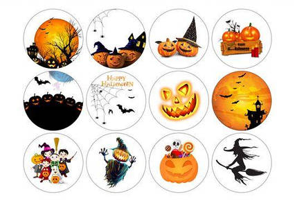 Цукрова картинка Хелловін