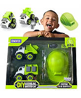 Конструктор WOOPIE DIY для сборки автомобиля две машинки и шлем.