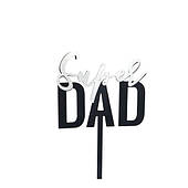 ﻿Топер "Super DAD"(чорний/срібло)