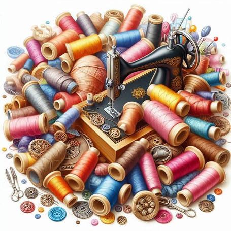 Нитки швейні