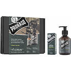Promo Ціна! Набір косметики Proraso Cypress & Vetyver для бороди Шампунь 200 мл + Олія 30 мл (8004395007479) - тільки на