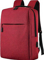 Рюкзак MADORU міський для ноутбука, червонийEStyle