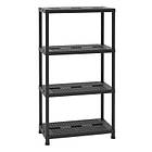 Promo Ціна! Стелаж Toomax 4 полиці cm. 71x35x138h black (5138) - тільки на ZaGrosh.com.ua