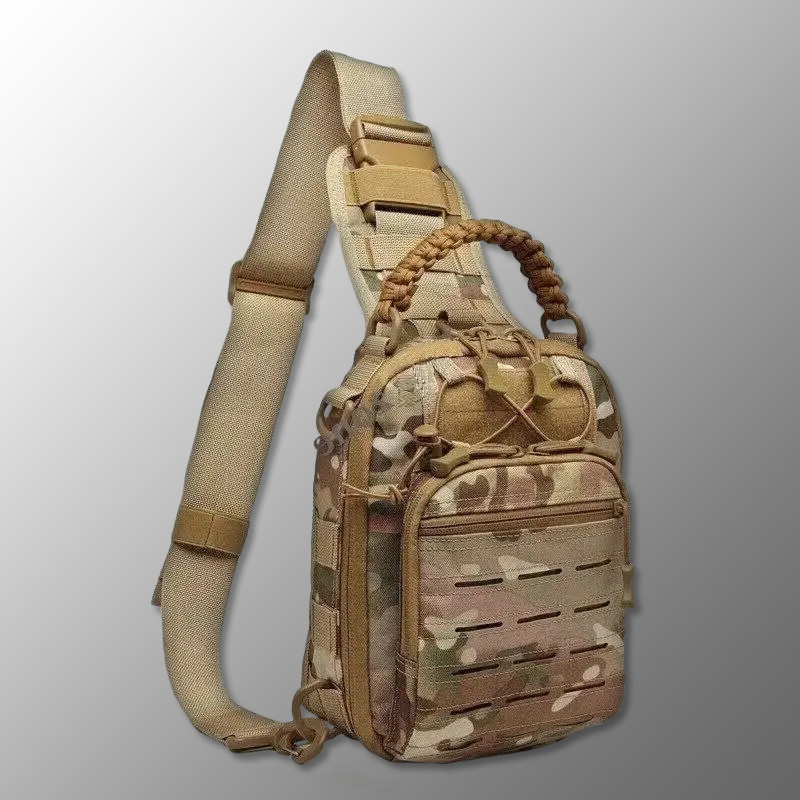 🔥 Сумка слінг "Silver Knight - Paracord II" (multicam) однолямочный рюкзак, зсу, нацгвардії, мультикам, фото 1