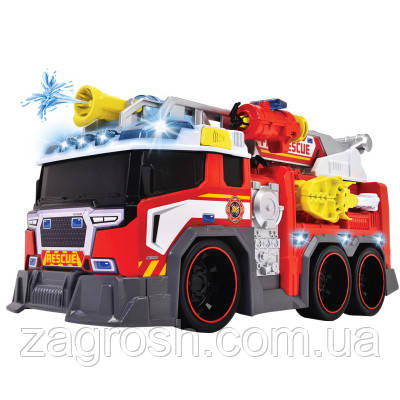 Promo Ціна! Спецтехніка Dickie Toys Пожежна машина Борець з вогнем зі звуком та світловими ефектами 46 см (3307000) - тільки на, фото 1