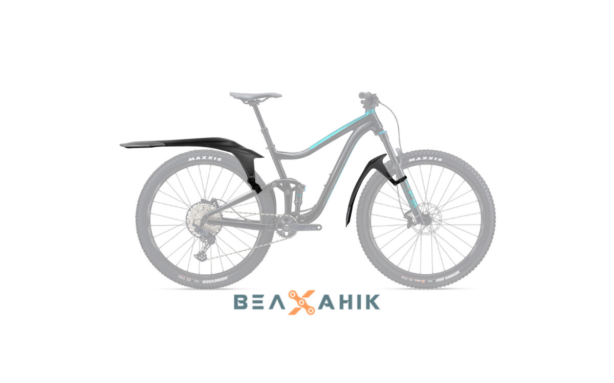 Крила 24-29/quot; Pl RBRL RL-1000F/R швидкознімні без стійки чорні, фото 1