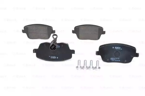 Комплект гальмівних колодок, дискове гальмо SEAT IBIZA, SKODA ROOMSTER, BOSCH (0986494105), фото 1