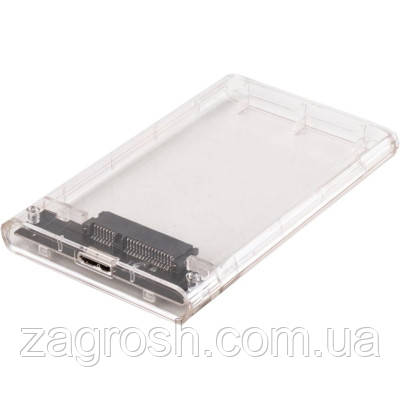 Promo Ціна! Кишеня зовнішня AgeStar 2.5", USB3.0, прозрачный (3UB2P4) - тільки на ZaGrosh.com.ua