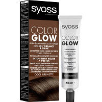 Оригінал! Відтінковий бальзам Syoss Color Glow Cool Brunette - Холодний Каштановий 100 мл (9000101679427) - Вища Якість!