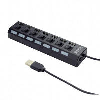 Оригінал! Концентратор 7 port USB 2.0 Gembird (UHB-U2P7-03) - Вища Якість!