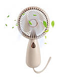 Вентилятор ручний Mini Fan ZB103 акумуляторний Персиковий, фото 2