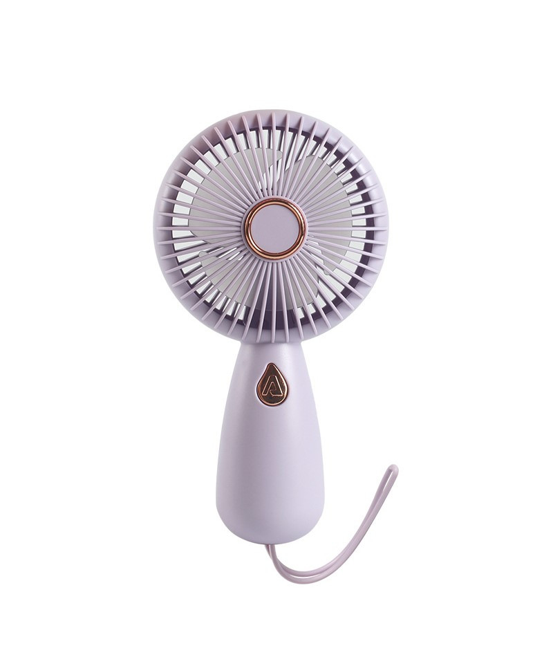 Вентилятор ручний Mini Fan ZB103 акумуляторний Бузковий