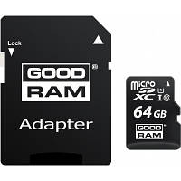 Оригінал! Карта пам&apos;яті Goodram 64GB microSDXC Class 10 (M1AA-0640R12) - Вища Якість!