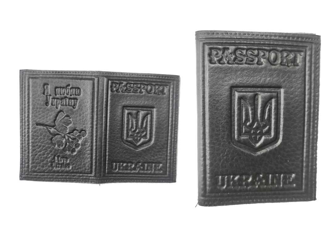 Обкладинка на паспорт ID карту (шкіра)