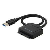 Оригінал! Перехідник USB 3.0 - SATA 2.5/3.5 для жорсткого диска HDD SSD до 5Гбіт/с з БЖ - Вища Якість!