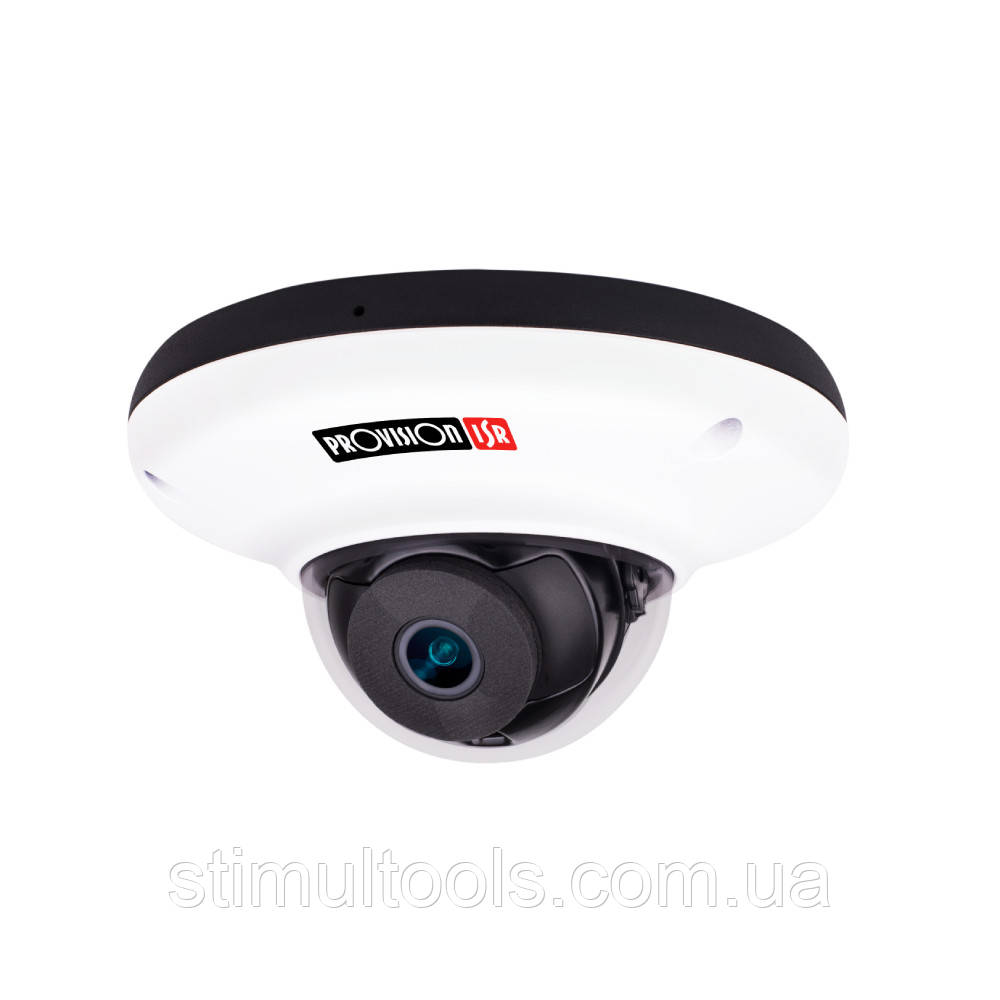 IP-відеокамера 5 Мп Provision-ISR DMA-350IPSN-28-V4 (2.8 мм) антивандальна з вбудованим мікрофоном і відеоаналітикою для системи