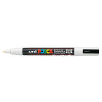 Оригінал! Художній маркер UNI Posca White 0.9-1.3 мм (PC-3M.White) - Вища Якість!