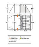 Намет п'ятимісний Vango Beta 550XL Mineral Green (TEUBETA00000002), фото 3