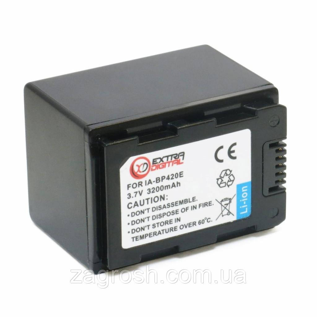 Promo Ціна! Акумулятор до фото/відео Extradigital Samsung IA-BP420E (DV00DV1359) - тільки на ZaGrosh.com.ua