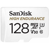 Оригінал! Карта пам&apos;яті SanDisk 128GB microSDXC class 10 UHS-I U3 V30 High Endurance (SDSQQNR-128G-GN6IA) - Вища Якість!