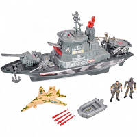 Оригінал! Ігровий набір ZIPP Toys Z military team Військовий корабель (1828-106A) - Вища Якість!