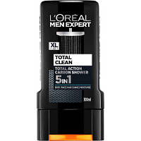 Оригінал! Гель для душу L&apos;Oreal Paris Men Expert Total Clean 5 в 1 300 мл (3600523535989) - Вища Якість!