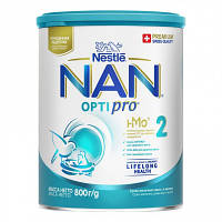 Оригінал! Дитяча суміш Nestle NAN 2 Optipro 2&apos;FL від 6 міс. 800 г (7613032477530) - Вища Якість!