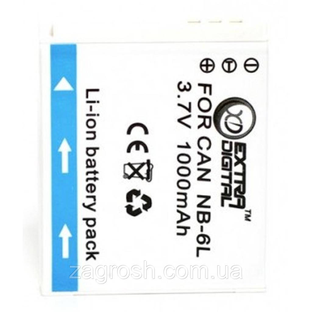 Promo Ціна! Акумулятор до фото/відео Extradigital Canon NB-6L (BDC2444) - тільки на ZaGrosh.com.ua