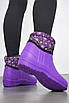 Дутики жіночі на хутрі фіолетового кольору 184842T Безкоштовна доставка, фото 3