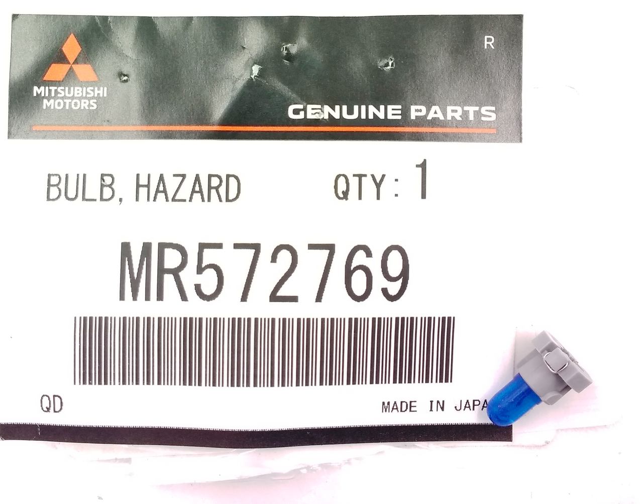 Оригінальна лампочка індикатора MR572769 Мітсубіші