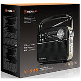 Оригінал! Портативний радіоприймач REAL-EL X-545 Black - Вища Якість!, фото 9